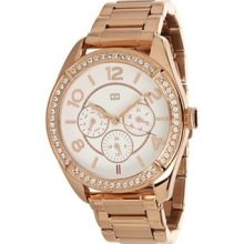 Tommy Hilfiger 1781254 Rose Gold Stainless Steel Bracelet Ladies Watch