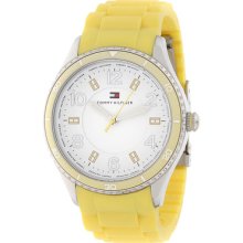 Tommy Hilfiger Ladies Yellow Watch 1781062 Analogue Stainless Steel