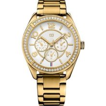 Tommy Hilfiger Women's Sport Gold Multi-function Watch 1781253