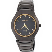 Tonneau Case Quartz Wrist Watch Round Dial - Men's Watch