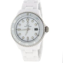 Toy Watch 32008-wh Quartz White Dial Plastic Ladies Watch