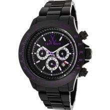 ToyWatch Watches Men's Chronograph Black Dial Black Polycarbonate Blac