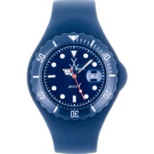 ToyWatch Watches Men's Dark Blue Dial Dark Blue Silicone Blue Silicone