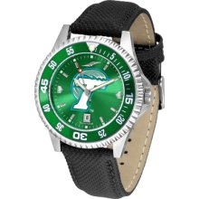 Tulane Green Wave Competitor AnoChrome Poly/Leather Band Watch