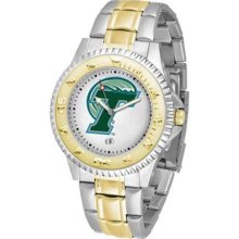 Tulane University Green Wave TU NCAA Mens Stainless 23Kt Watch ...