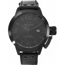 TW STEEL Canteen Cool Black 50MM Mens Watch TW822