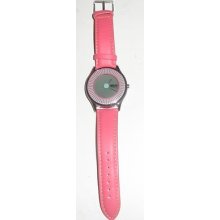 Twelve By Streamline Hot Pink Digital Module Light Base Metal Watch