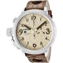 U-Boat Men's Flightdeck Automatic/Mechanical Chronograph Beige Di ...