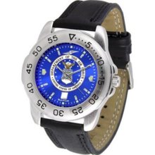 U.S. Air Force Sport AnoChrome Men's Watch with Leather Band