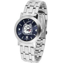 UCONN Huskies Men's Modern Stainless Steel Watch