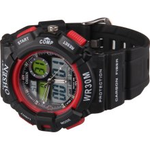 unisex multifunction digital display sport rubber band wristwatch wris