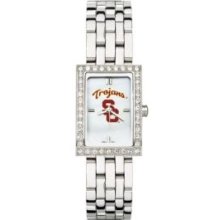 UNIV OF SO CALIFORNIA LADIES ALLURE WATCH STAINLESS BRACELET