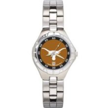 UNIV OF 'TEXAS' LONGHORN PRO II WOMAN'S BRACELET WATCH