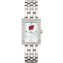 UNIV OF WISCONSIN LADIES ALLURE WATCH STAINLESS BRACELET