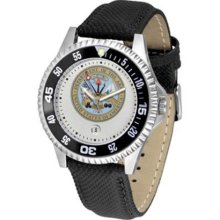 US Army Competitor Mens Watch with Nylon / Leather Band ...