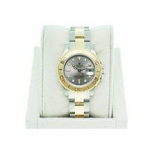 Used Rolex Yachtmaster Two Tone Ladies 169623 Oyster Dial