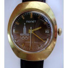 USSR Russian watch Poljot Olympic Games