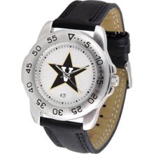 Vanderbilt Commodores Mens Leather Sports Watch