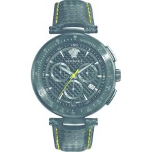 Versace Men's I8C60D008 S009 Mystique Black IP Chronograph Tachym ...