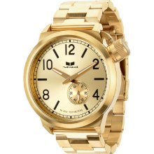 Vestal Canteen Metal Watch - Gold/Brushed CTN3M04