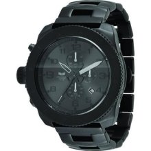 Vestal Mens Restrictor Chronograph Stainless Watch - Black Bracel ...