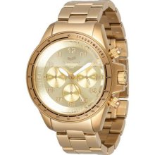 Vestal Mens ZR-2 Chronograph Stainless Watch - Gold Bracelet - Go ...