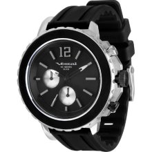 Vestal Yacht Watch - Black/Silver/Black YATCS03