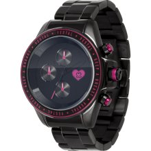 Vestal ZR-2 Keep A Breast Watch - Polished Black/Black/Black ZR2K003