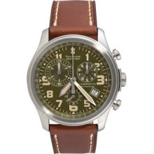 Victorinox 241287 Watch Infantry Vintage Chrono Mens - Green Dial