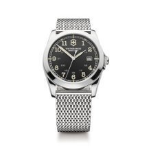 Victorinox Swiss Army Infantry Mens Watch Black Dial Steel 241585