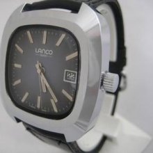 Vintage Lanco Mens Swiss Made Watch 1960's