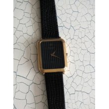 Vintage Raymond Weil Wrist Watch Black Dial by avintageobsession on etsy...20% Discount