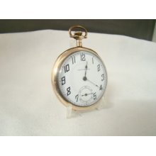 Vintage Swiss Stuyvesant Gold Filled Pocket Watchruns