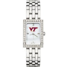 Virginia Tech Hokies Ladies Allure Watch Stainless Bracelet LogoArt