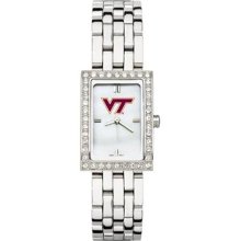 Virginia Tech Hokies VT NCAA Womens Allure Stainless Steel Watch ...