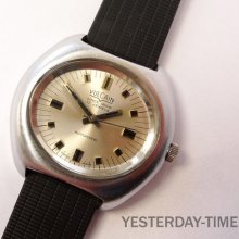 Vulcain 1970's Gents Swiss 17 Jewel Automatic Retro Watch