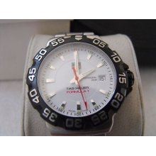 Wah1111.ba0850 Tag Heuer Mens Watch Formula 1 White Quartz Steel Swiss Watch