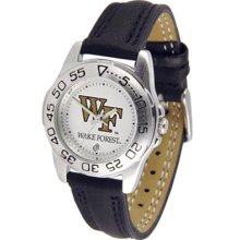 Wake Forest Demon Deacons WFU Womens Leather Wrist Watch