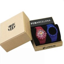 Watch Lorus Fc Barcelona Rrx17dx9 MenÂ´s Red