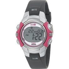 Watch Timex Women's T5j151 1440 Sports Digital Black/pink Resin Strap