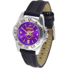 Weber State Wildcats NCAA AnoChrome Sport Ladies Watch (Leather