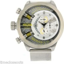 Welder K38 701 Chrono White Springs Mens 50mm Price Match Fast Ship