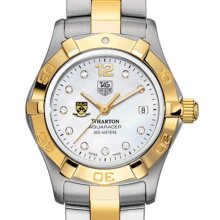 Wharton TAG Heuer Watch - Women's Two-Tone Aquaracer w/ Diamonds