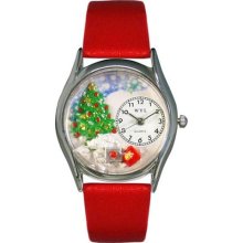 Whimsical watches christmas tree silver watch - One Size