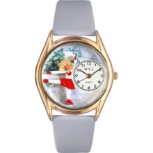 Whimsical Watches Kid s Ice Skating Quartz Leather Strap Watch