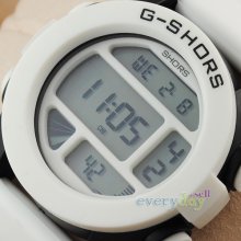 White Or Black Rubber Men Women Sport Watches Fashion Digital Dial Unisex Gift