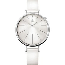 Women's Calvin Klein Equal Leather Strap Watch K3e231l6