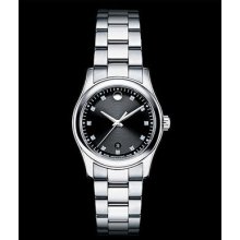 Womens Movado 606497 Watch Sportivo Ladies Diamond 0606497 Quartz 28mm Case