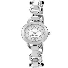 Women's Silver Tone Link Bracelet Watch