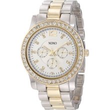 Xoxo Watch Women's Xo5632 Rhinestone Accent Dial Two-tone Bracelet Watch